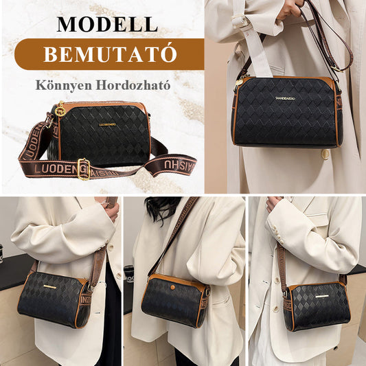 👜Prémium háromrétegű gyémánt mintás divatos crossbody táska✨