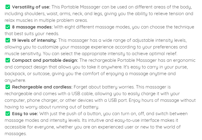 Hordozható 8-in-1 Masszázs – LCD-s Fájdalomcsillapító