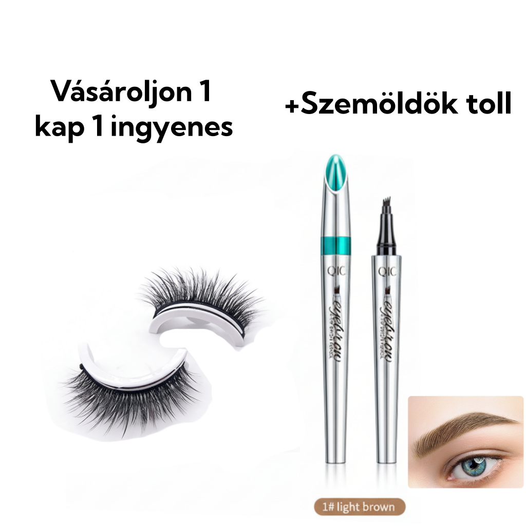 💥Újrafelhasználható öntapadó szempillák🌟
