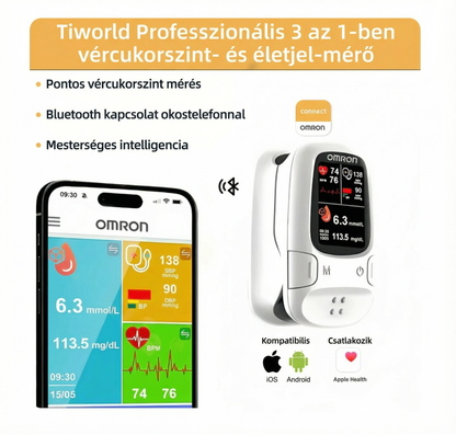 🔥🎁Utolsó 50 szett elérhető 📿Ingyenes rózsa nyaklánc🔥Egyszerű és kényelmes, intelligens mérés, amikor csak szükséged van rá ❤️❤️