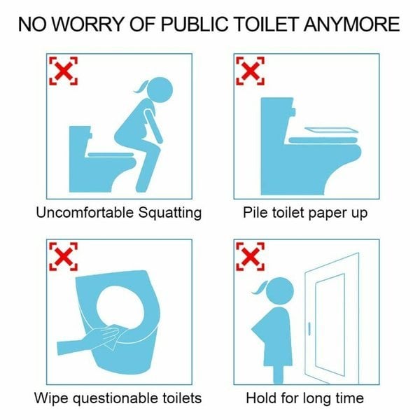 🛡️ Az egészségért! 🌿 Biológiailag lebomló egyszer használatos műanyag vécéülke-védő 🥰