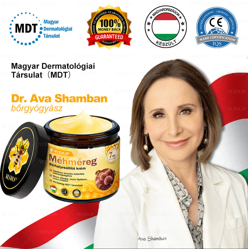 👍💪VLSVLS® Méhméreg Bőrhelyreállító Krém (👨‍⚕‍CE jóváhagyott)✅