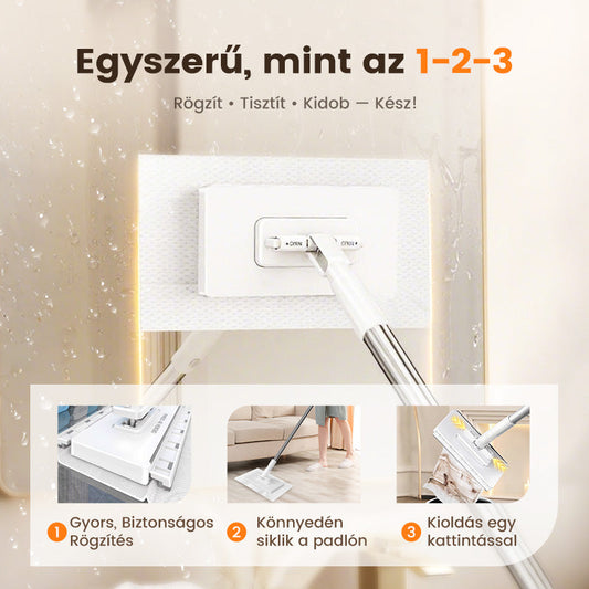 🧹Eldobható porfelmosó 4 újrahasználható kendővel