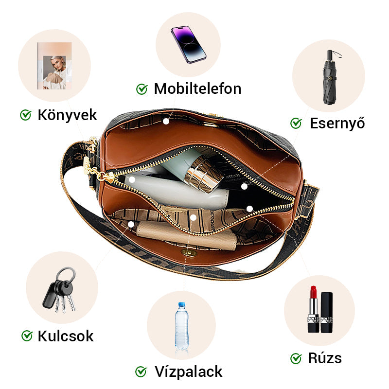👜Prémium háromrétegű gyémánt mintás divatos crossbody táska✨
