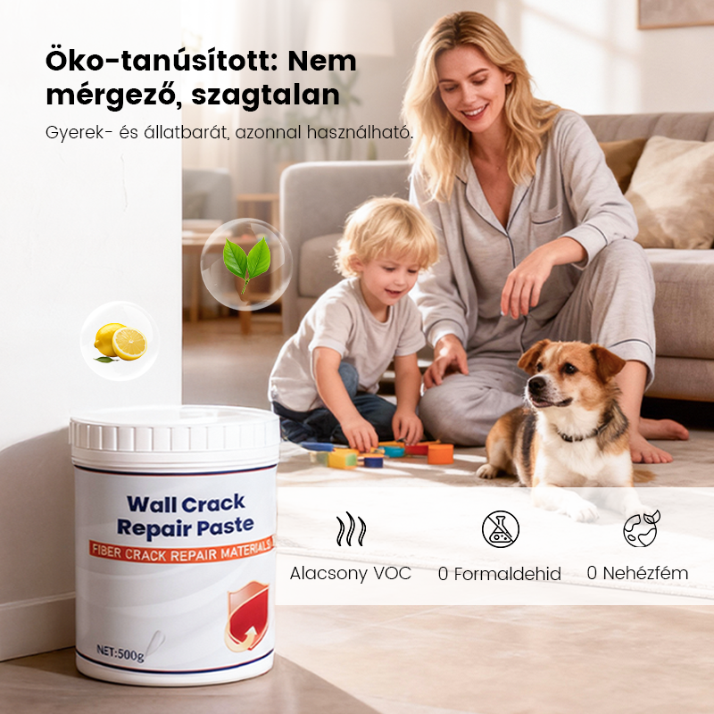 🌿💪 Elasztikus repedésálló faljavító paszta 🏡✨