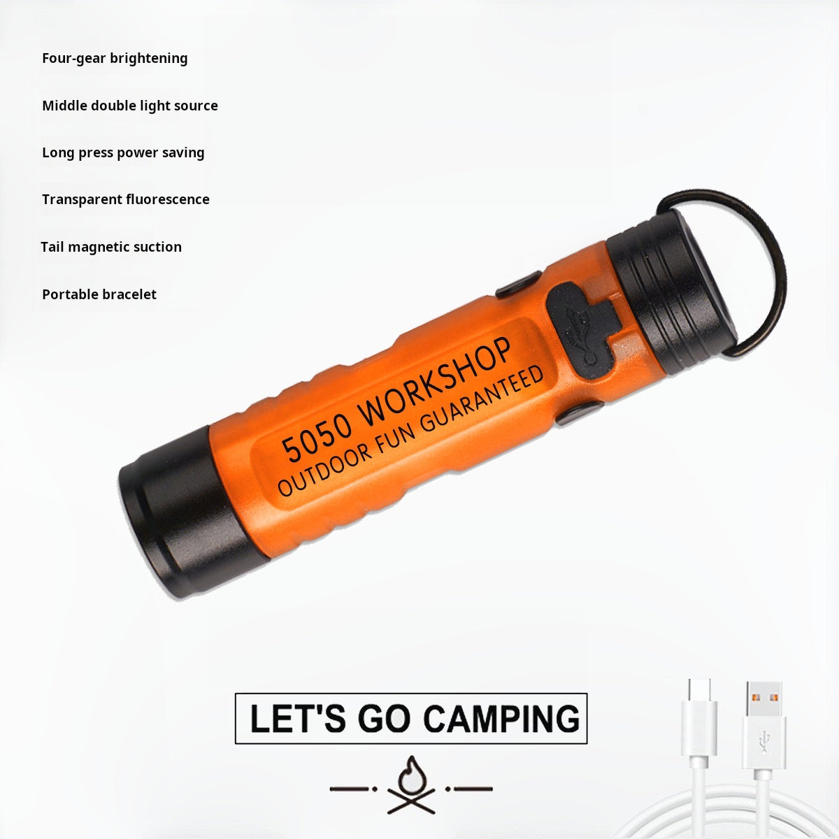 🎁✨Kültéri súper világos mini fényvillogó – Erős és zsebméretű, minden kalandhoz✅ 💡✨