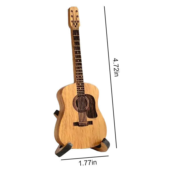 🔥 FORRÓ AKCIÓ 50% KEDVEZMÉNY 💖 Fa Akusztikus Gitár Pengető Doboz 🎁🎸