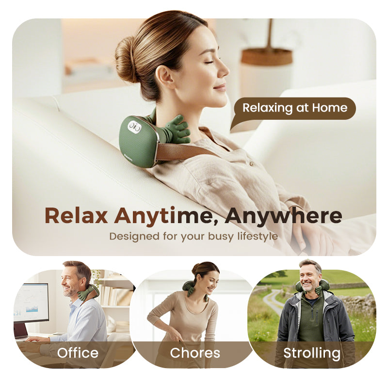 🎁Meleg nyakmasszírozó – intelligens masszírozó három sebességgel