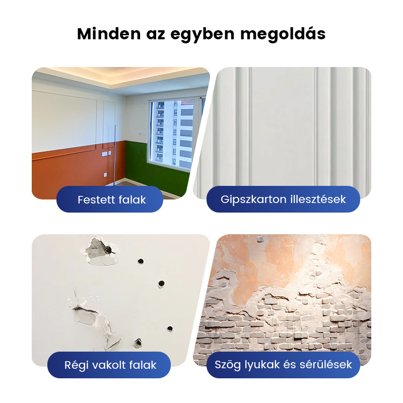 🌿💪 Elasztikus repedésálló faljavító paszta 🏡✨