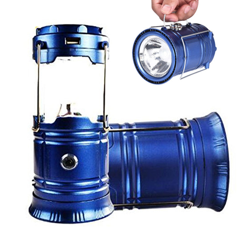 ⛺️Napenergiával működő, behúzható kempinglámpa