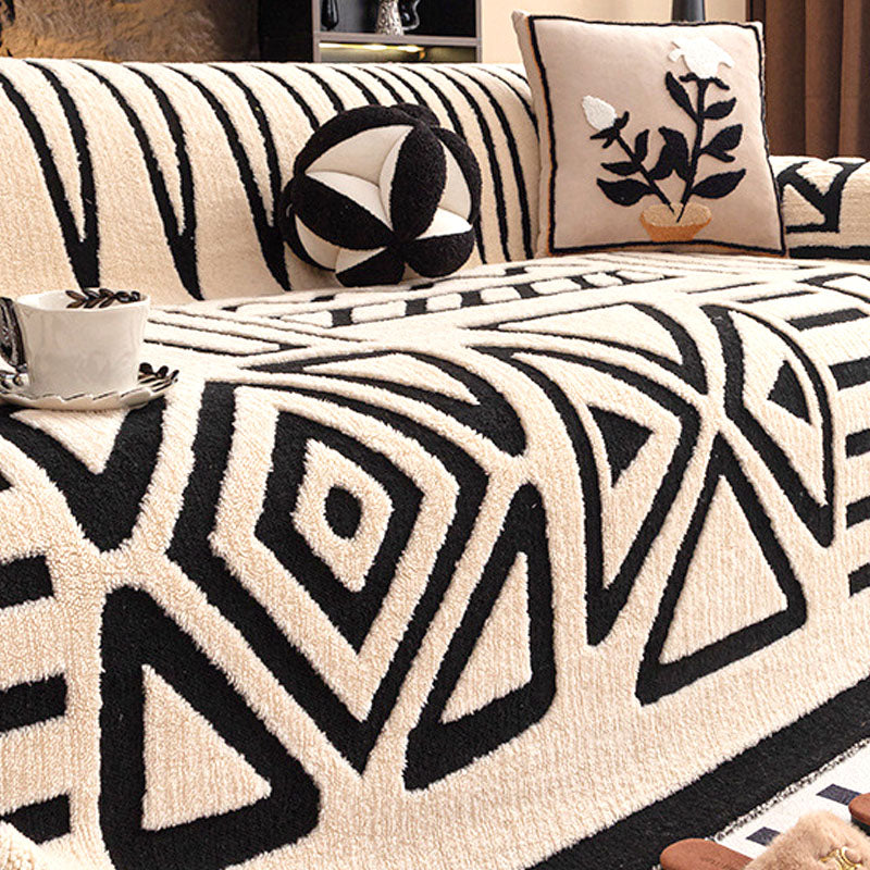 🛋️ Puha, csúszásgátló bársony kanapetakaró