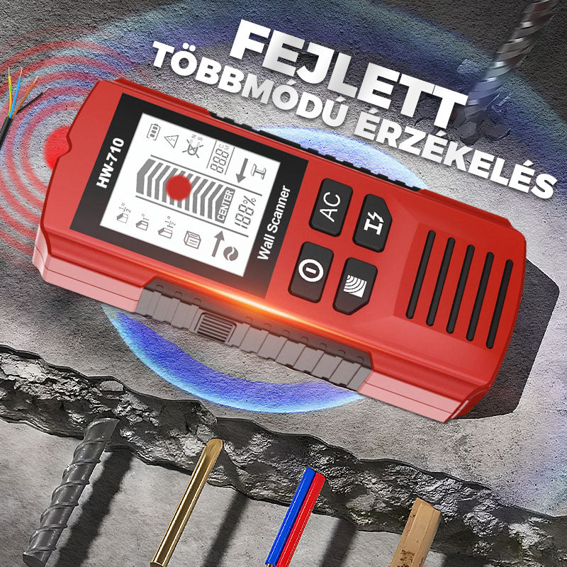 🔥💯 Többfunkciós kézi fém- és fali érzékelő