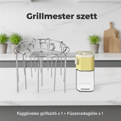 🥩Légsütő Barbecue grill Függőleges kebab grill + ingyenes hőálló kesztyű🍤