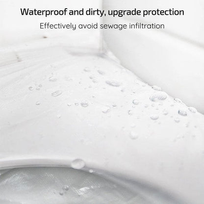 🛡️ Az egészségért! 🌿 Biológiailag lebomló egyszer használatos műanyag vécéülke-védő 🥰