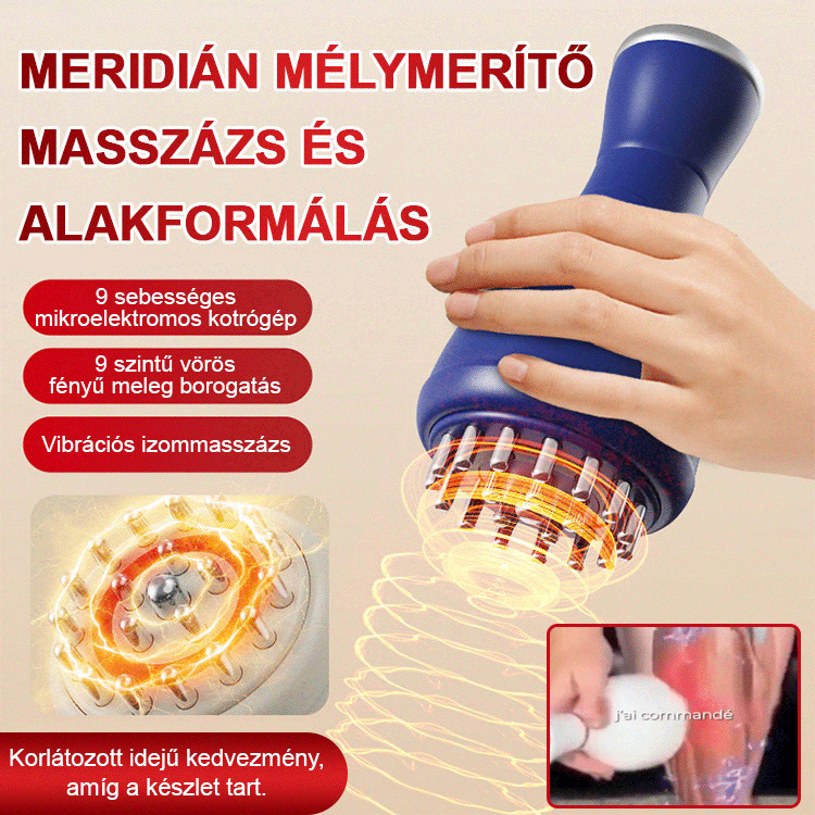 🔥💆Elektronikus limfavizeletű és cellulitisellenes masszírozó eszköz