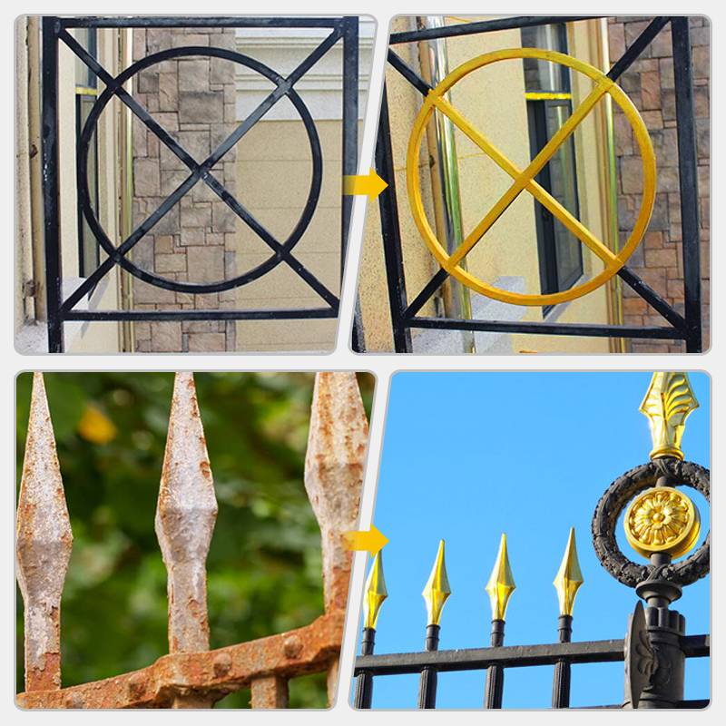 💛Időjárásálló vízalapú arany festék