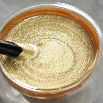 💛Időjárásálló vízalapú arany festék