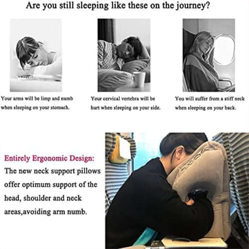 🌬️ Felfújható utazópárna ✈️😴