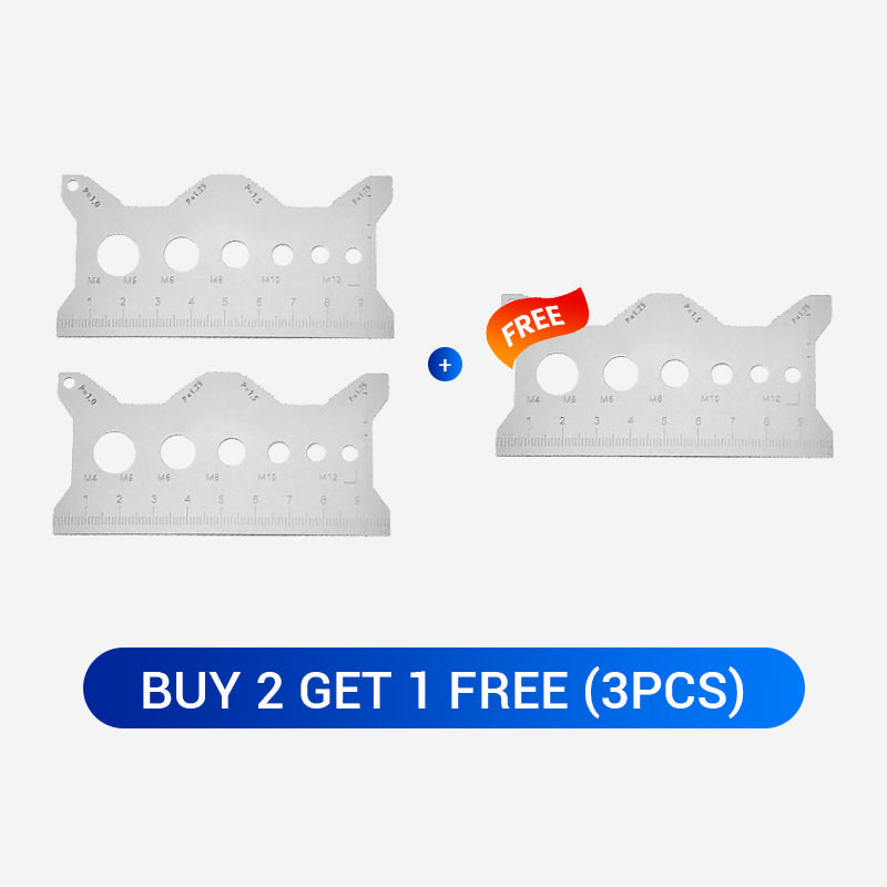 🎉 Rozsdamentes acél kétoldalas csavar mérőkártya
