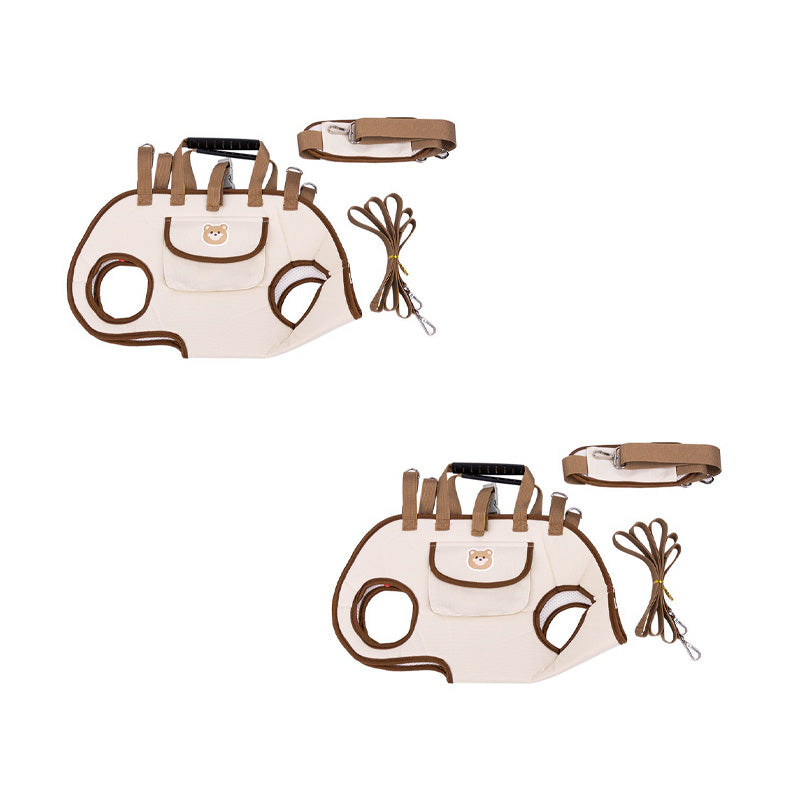 🐕Hordozható légáteresztő kisállat hordozó táska és hátizsák 2 az 1-ben🐾