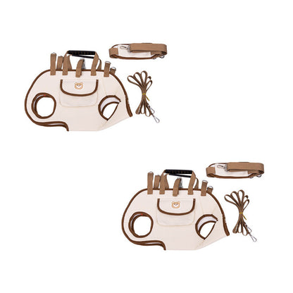 🐕Hordozható légáteresztő kisállat hordozó táska és hátizsák 2 az 1-ben🐾