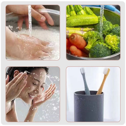 🚰 Telepítés nélküli rozsdamentes acél háztartási csap vízszűrő