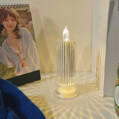 💕 Romantikus LED láng nélküli gyertyák