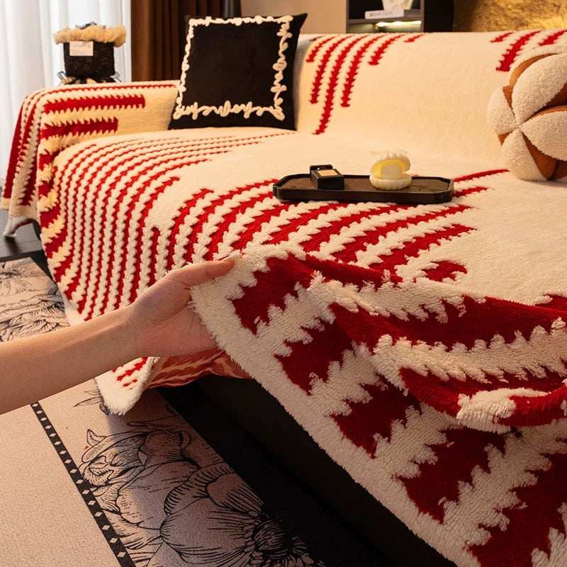 🛋️ Puha, csúszásgátló bársony kanapetakaró