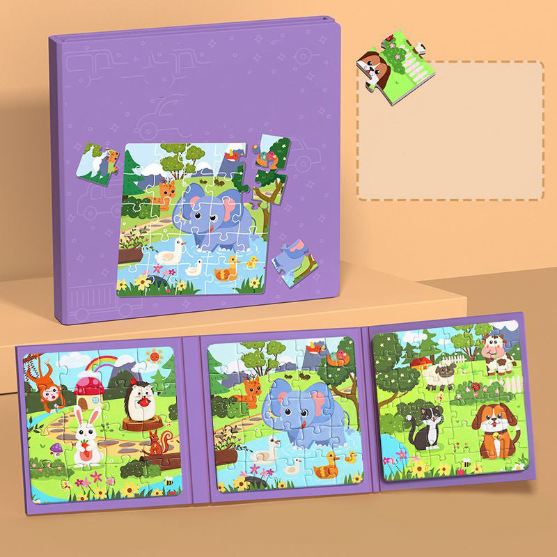 🎅 Korlátozott ideig 45% kedvezménnyel 🎁 Mágneses építőkönyv gyerekeknek 🧩👶💕