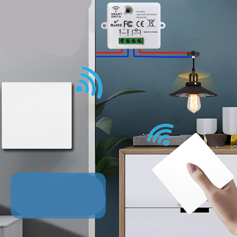 🌟Önellátó vezeték nélküli világításkapcsoló