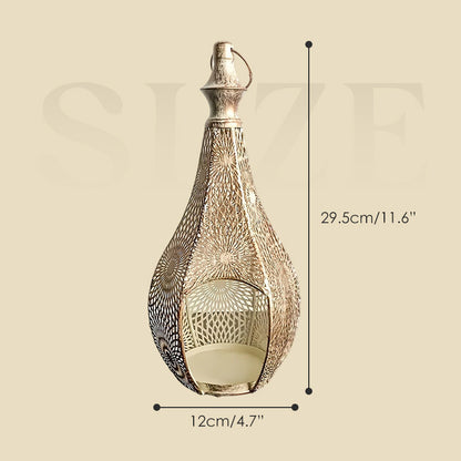 ✨Üreges fém gyertyatartó dísz