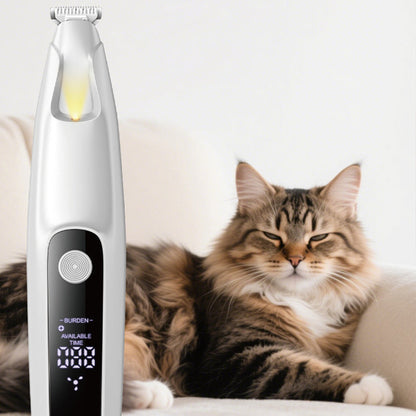 🐱Precíziós állatmancs-nyíró LED-es világítással