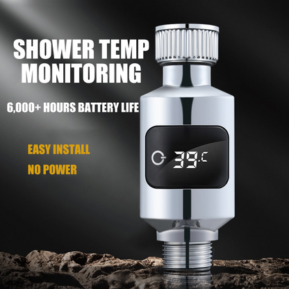 💧LED digitális zuhanyhőmérő és vízszűrő