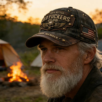 Az Öreg Szemetek Klubja - Hímzett punk sapka