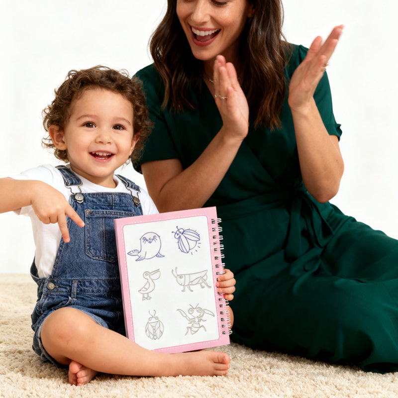 ✏️ Vájatokkal ellátott rajzolókönyvek gyerekeknek 👶🎨